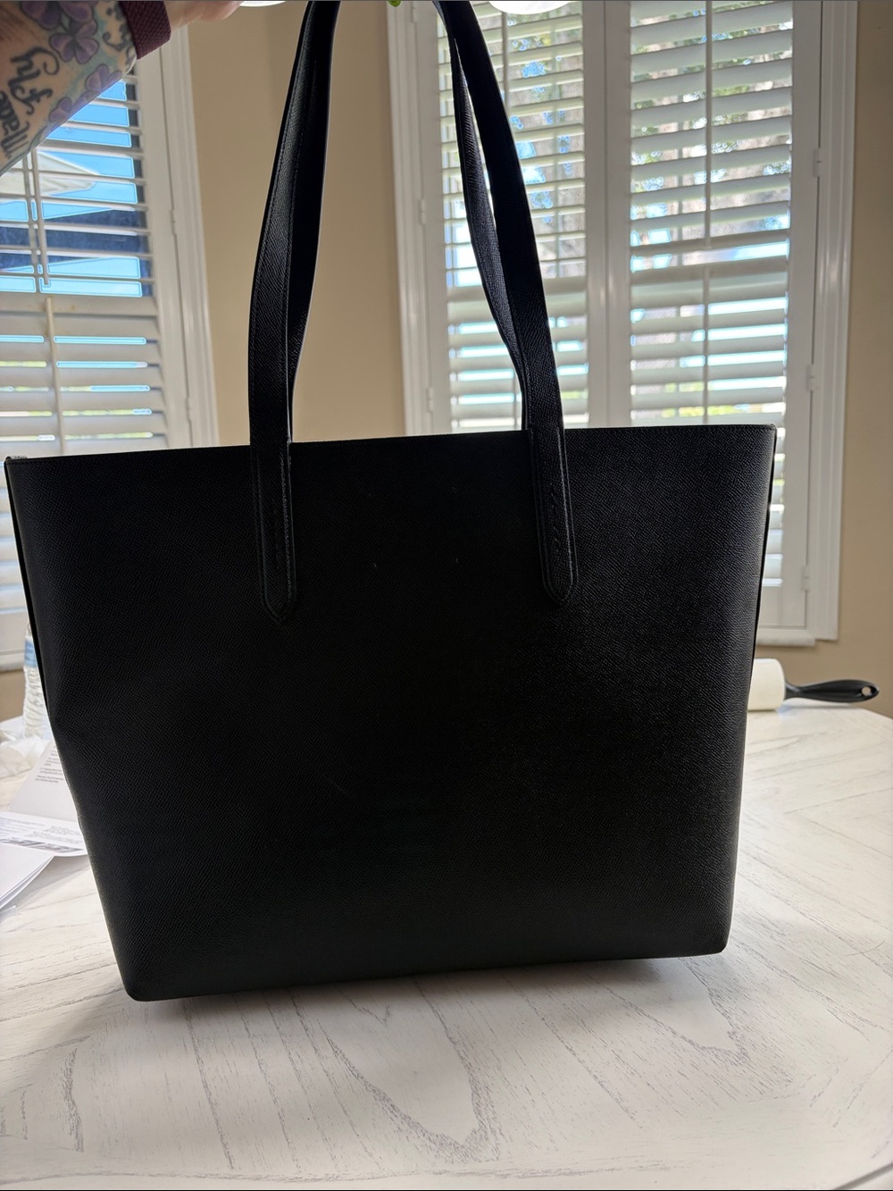 Coach Black Tote with Multicolor Wizard of Oz Graphic - Picture 4 of 11